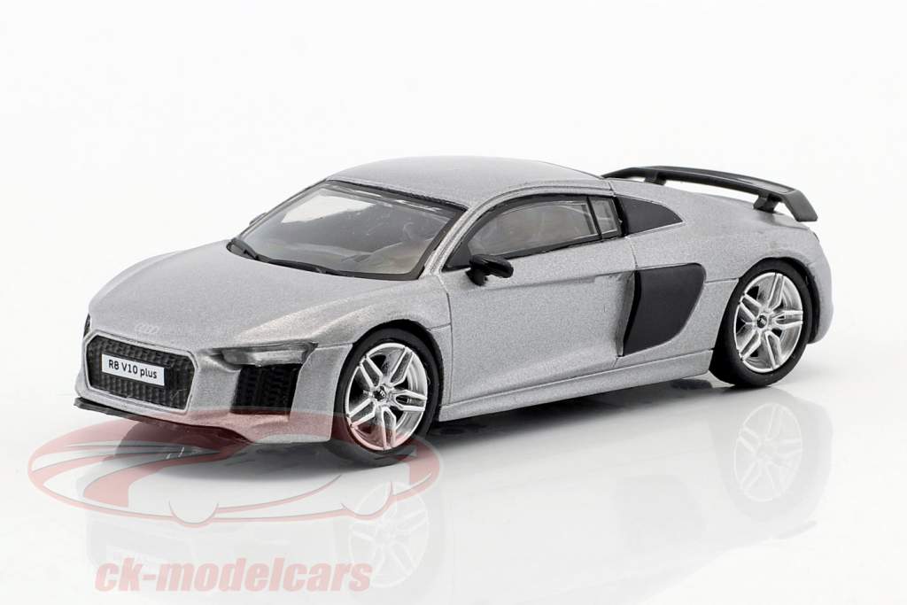 Audi R8 V10 Plus matt silver 1:64 Tarmac Works