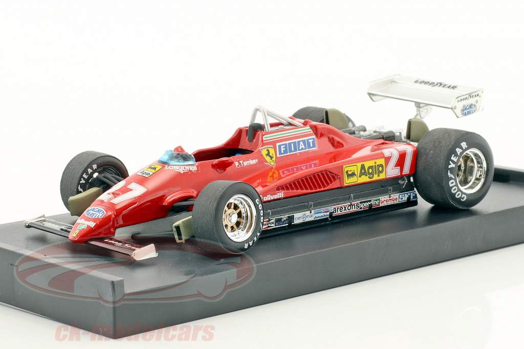 Patrick Tambay Ferrari 126C2 #27 2 italien GP formule 1 1982 1:43 Brumm