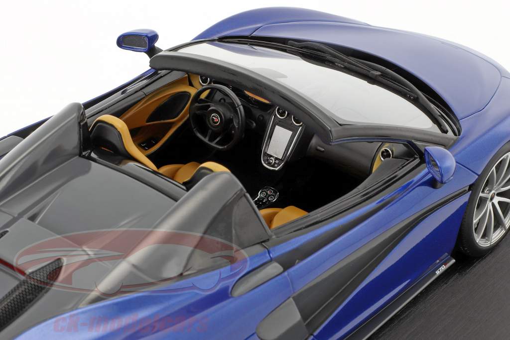 McLaren 570S Spider antares bleu 1:18 TrueScale