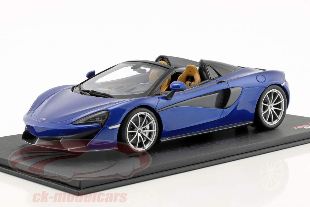 McLaren 570S Spider 安塔尔 蓝 1:18 TrueScale