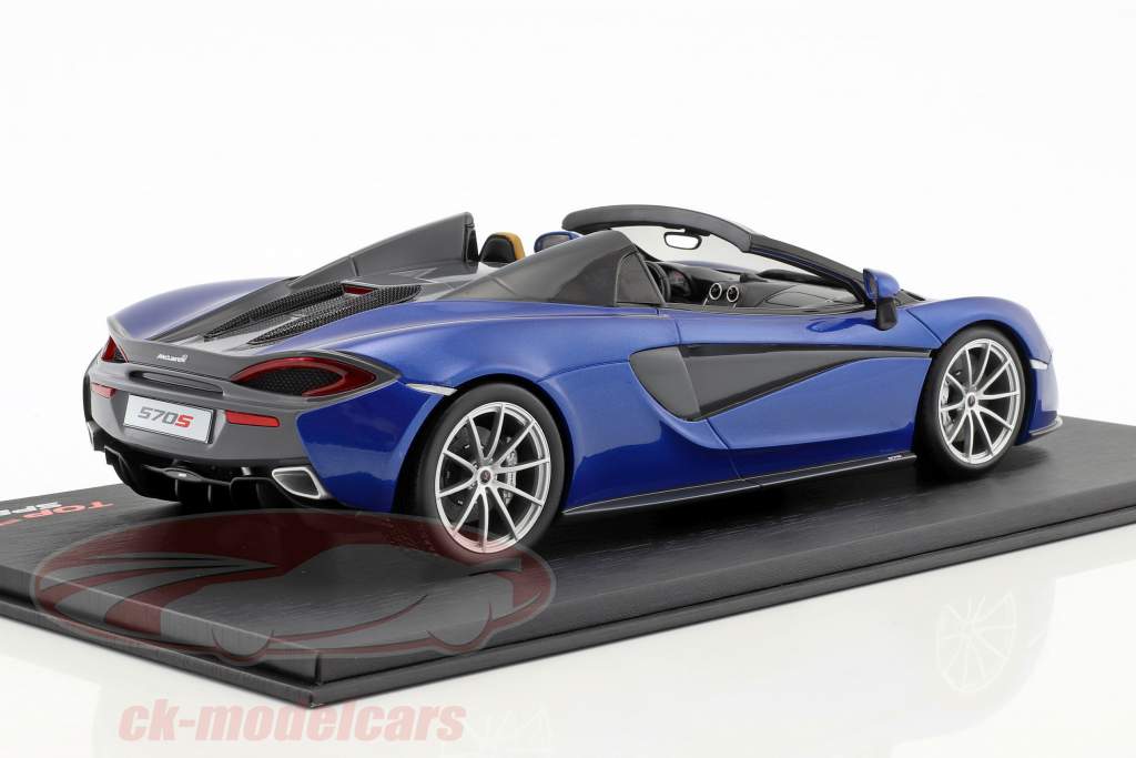 McLaren 570S Spider Antares синий 1:18 TrueScale