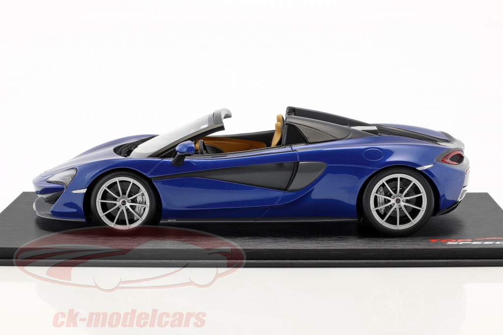 McLaren 570S Spider 安塔尔 蓝 1:18 TrueScale