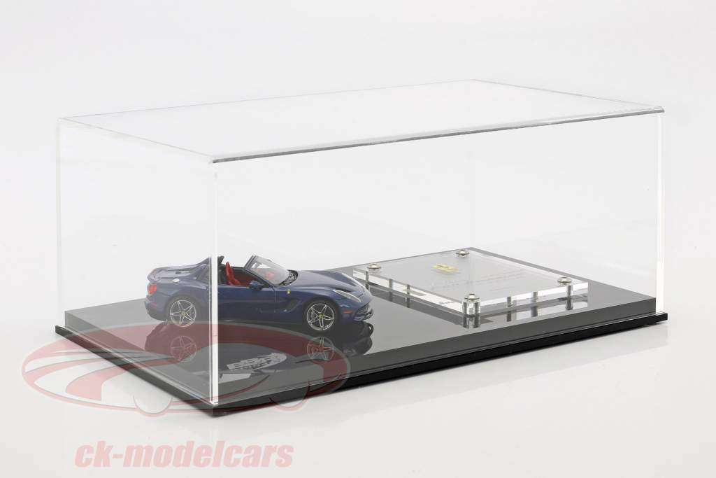 Ferrari F60 America année de construction 2014 bleu foncé avec vitrine 1:43 BBR