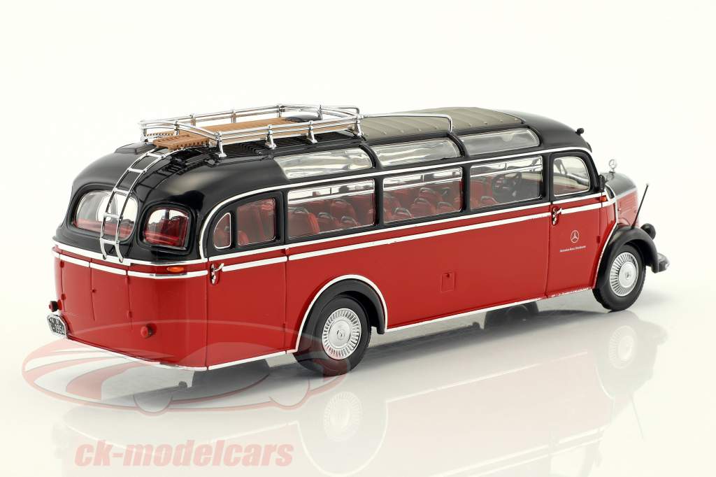 ミニチャンプス 1/43 メルセデスベンツ O 3500 バス Minichamps 1:43 Mercedes-Benz O 3500 bus black / signal red