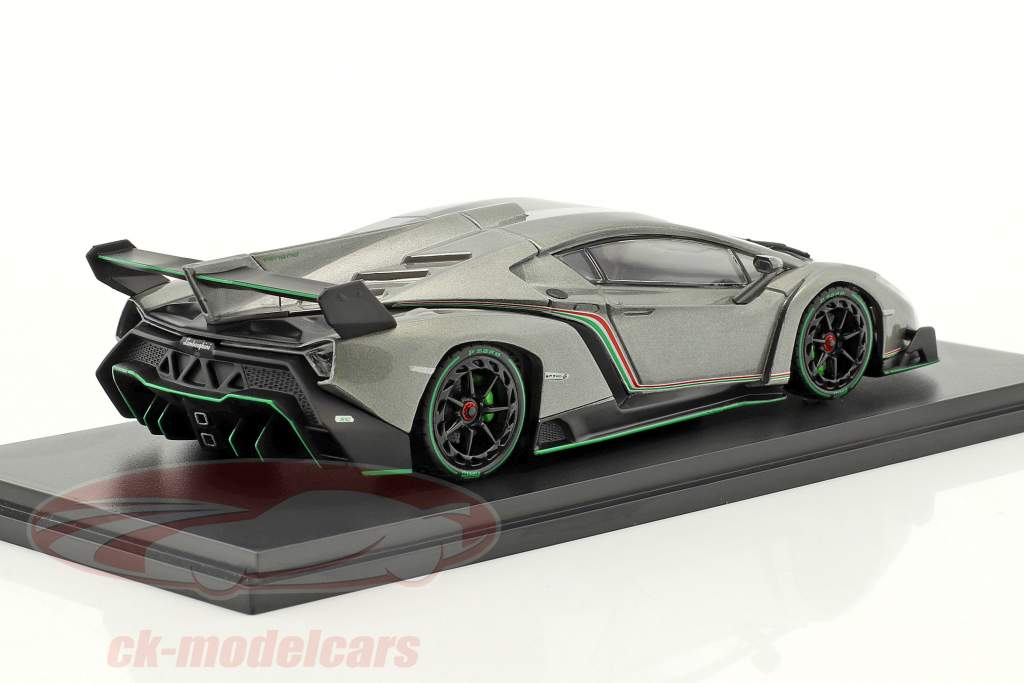 Lamborghini Veneno année de construction 2014 gris / vert 1:43 Kyosho