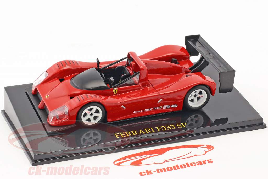 Ferrari F333 SP 赤 Plain Body Edition とともに ショーケース 1:43 Altaya