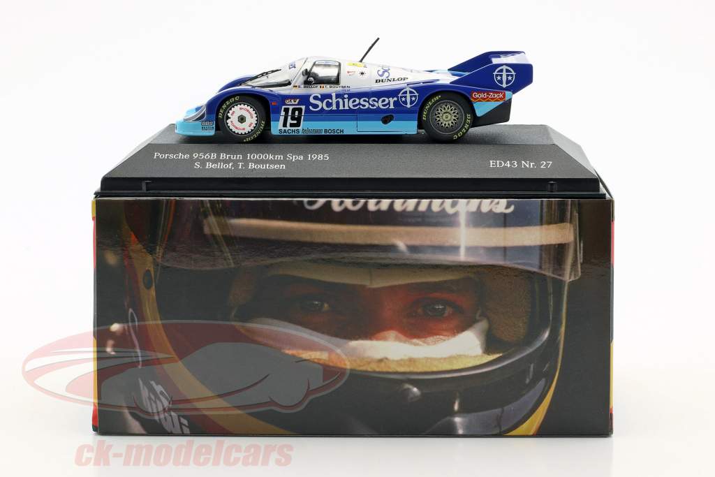 Porsche 956 B #19 1000km Spa 1985 Bellof, Boutsen 1:43 CMR