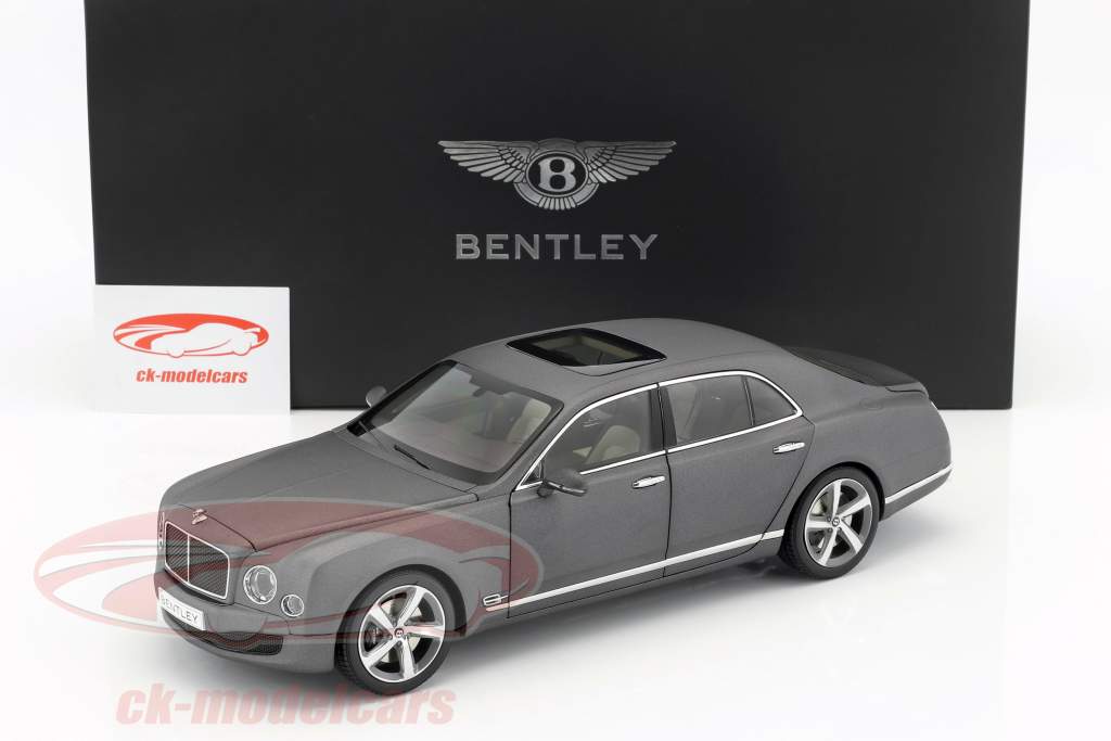 Kyosho 1:18 Bentley Mulsanne Speed dark gray satin 08910DGS
