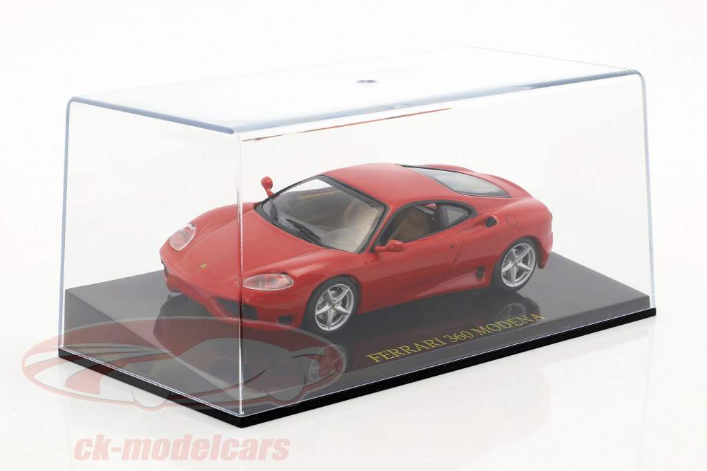 Ferrari 360 Modena red with showcase 1:43 Altaya
