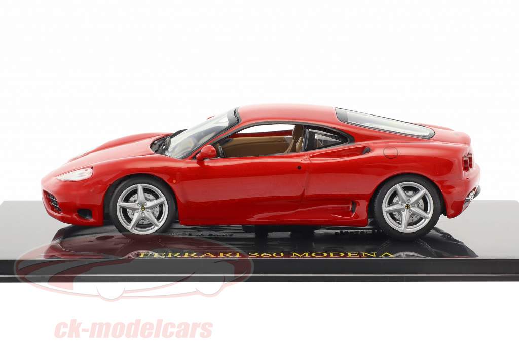 Ferrari 360 Modena red with showcase 1:43 Altaya