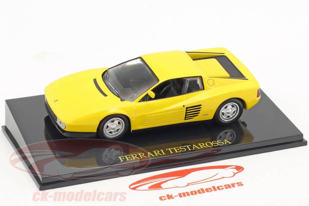 Ferrari Testarossa 黄 同 橱窗 1:43 Altaya