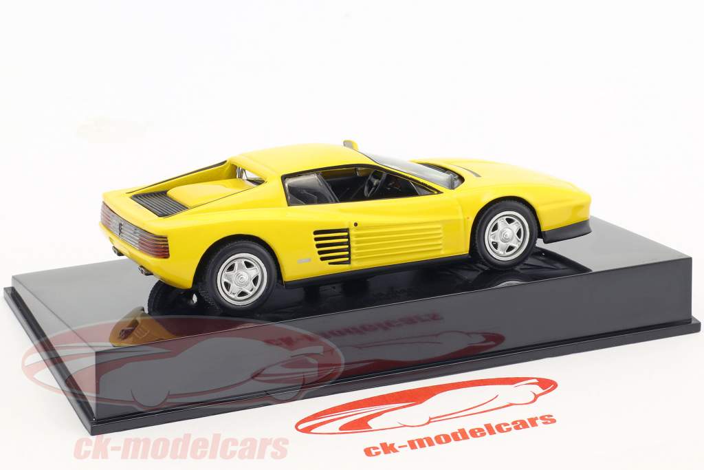 Ferrari Testarossa 黄 同 橱窗 1:43 Altaya