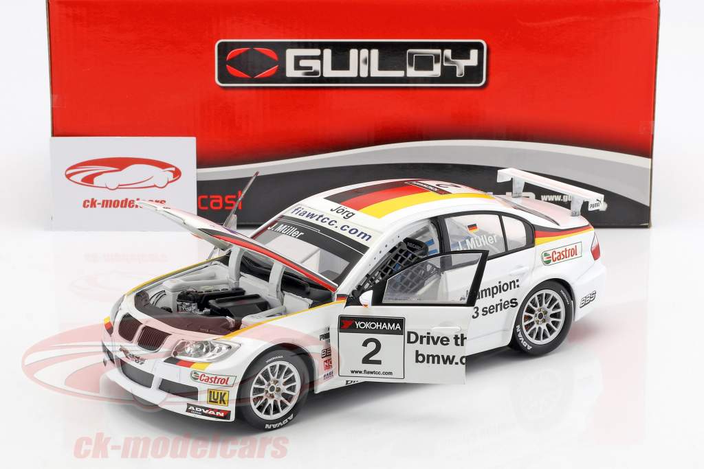 BMW 320si WTCC 2006 AUTOart ミニカー Guiloy 1:18 BMW 320si #2 WTCC 2006 Jörg Müller 67510 model