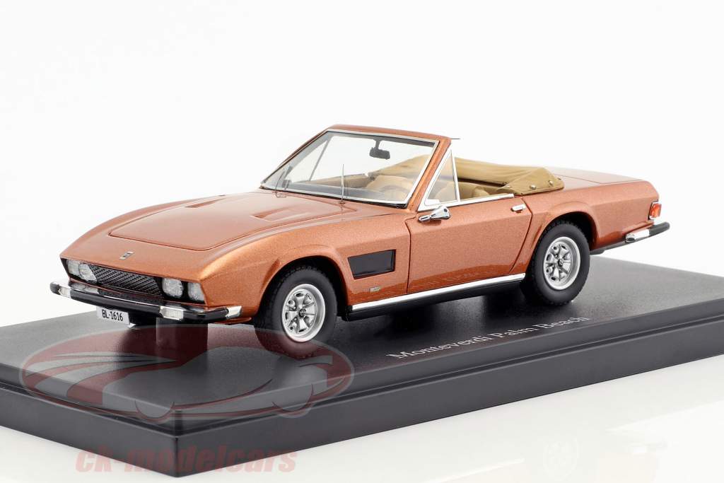 Monteverdi Palm Beach année de construction 1974 bronzage métallique 1:43 AutoCult