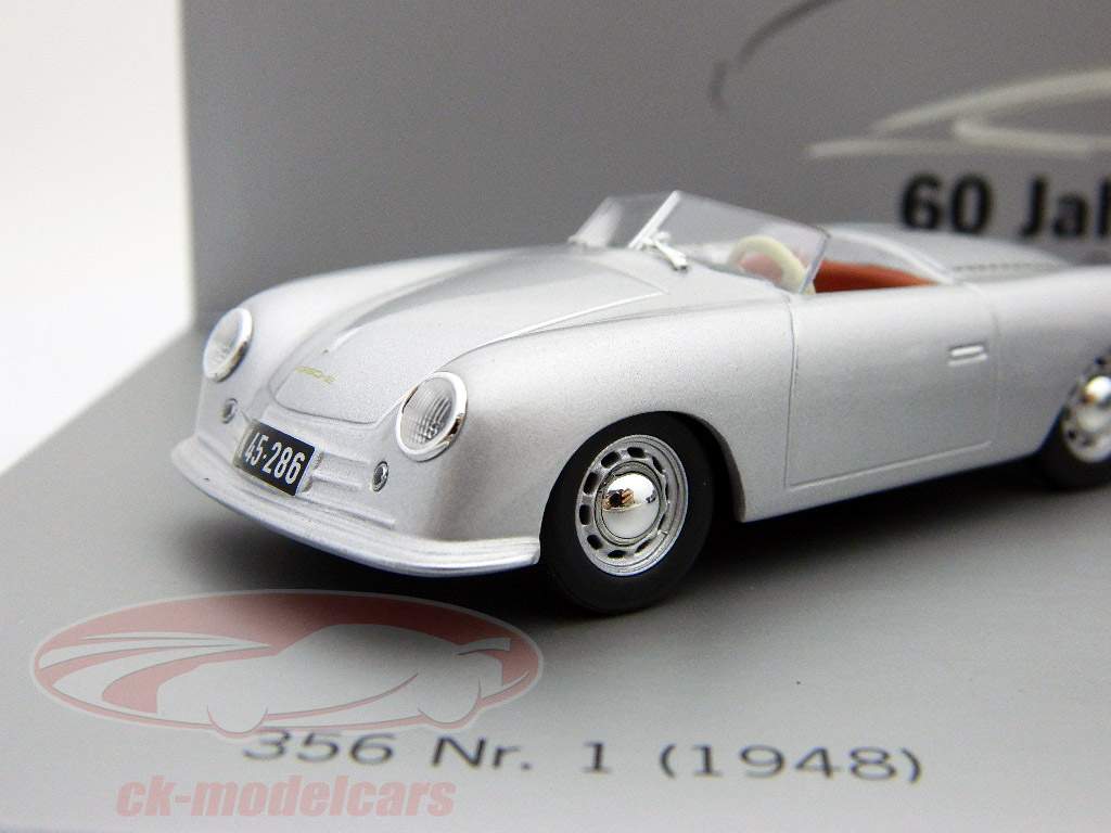 ミニカー Minichamps Porsche 356 Nr.1Roadster 1/43 1/43 Dealer Edition 1948 Porsche 356 No.1 (Silver) Car Model