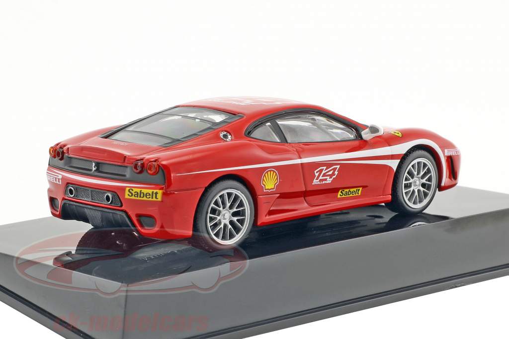 Ferrari F430 Challenge #14 rot mit Vitrine 1:43 Altaya