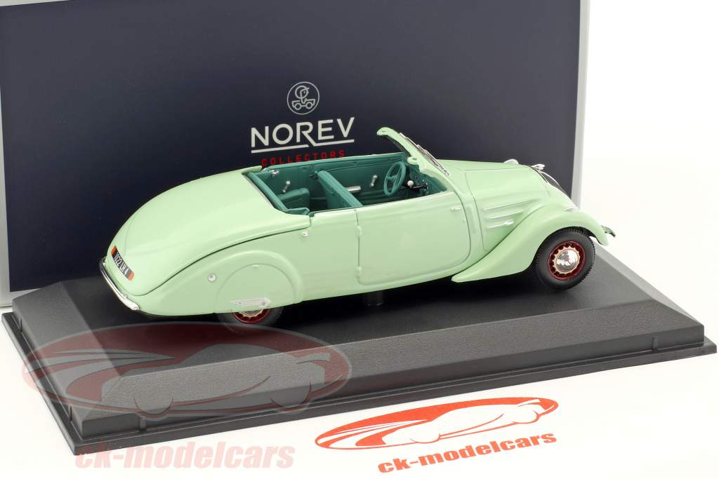 Peugeot 402 Eclipse année de construction 1937 menthe vert 1:43 Norev