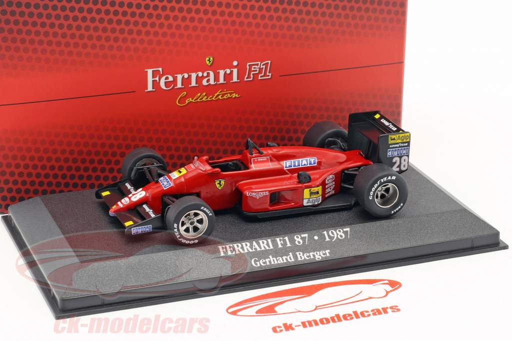 Ferrari F1 87/88C N.28 Gerhard Berger 限定 Premium Collectibles 1:24 Gerhard Berger Ferrari F1-87/88C n