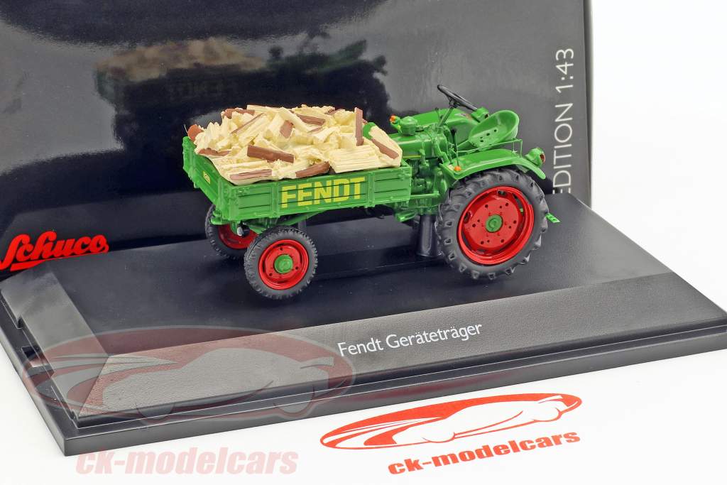 Fendt support d'équipement Scheitholz vert 1:43 Schuco