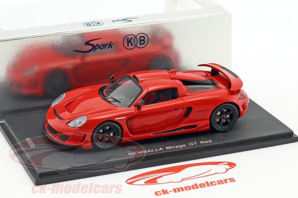 Gemballa Mirage GT rød 1:43 Spark