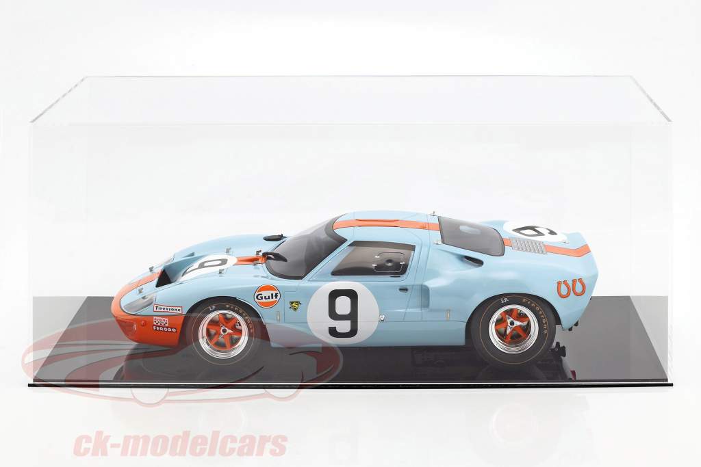 høj kvalitet udstillingsvindue til 1 Modelcar i skala 1:12 eller 2 modelcars i skala 1:18 sort SAFE