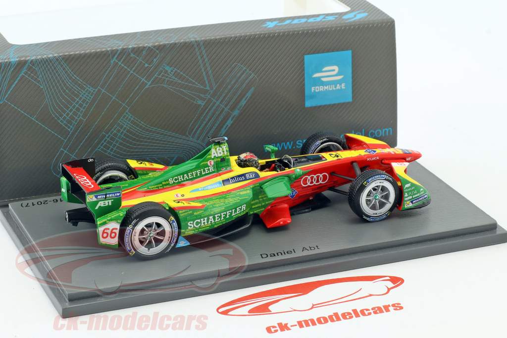 Daniel Abt ABT Schaeffler FE02 #66 Berlin ePrix 公式 E 2016/2017 1:43 Spark