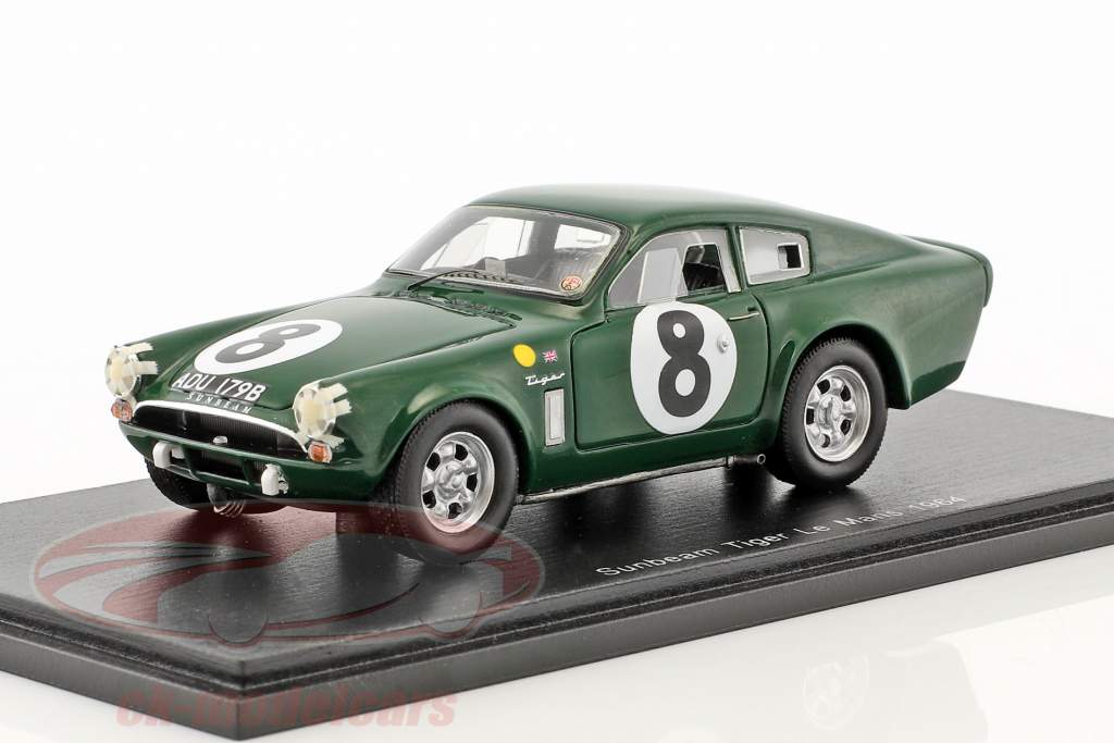 Sunbeam Tiger Thunderbolt #8 24h LeMans 1964 Dubois, Ballisat 1:43 Spark