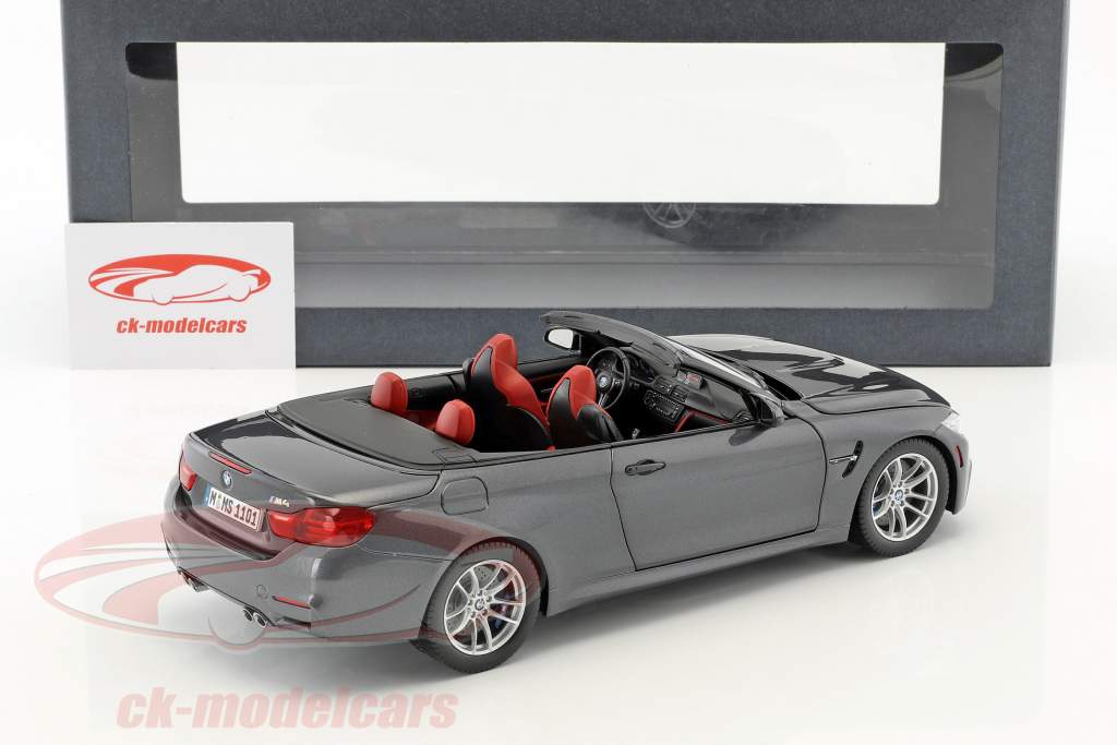 BMW M4 gris convertible 1:18 ParagonModels
