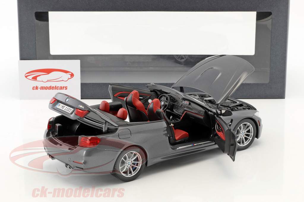BMW M4 Convertible gris 1:18 ParagonModels