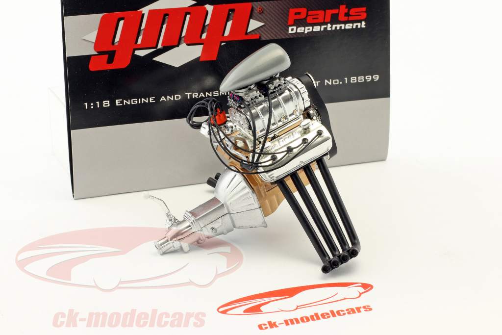 Blown Altered Drag Engine and transmission (from GMP18880) 1:18 GMP
