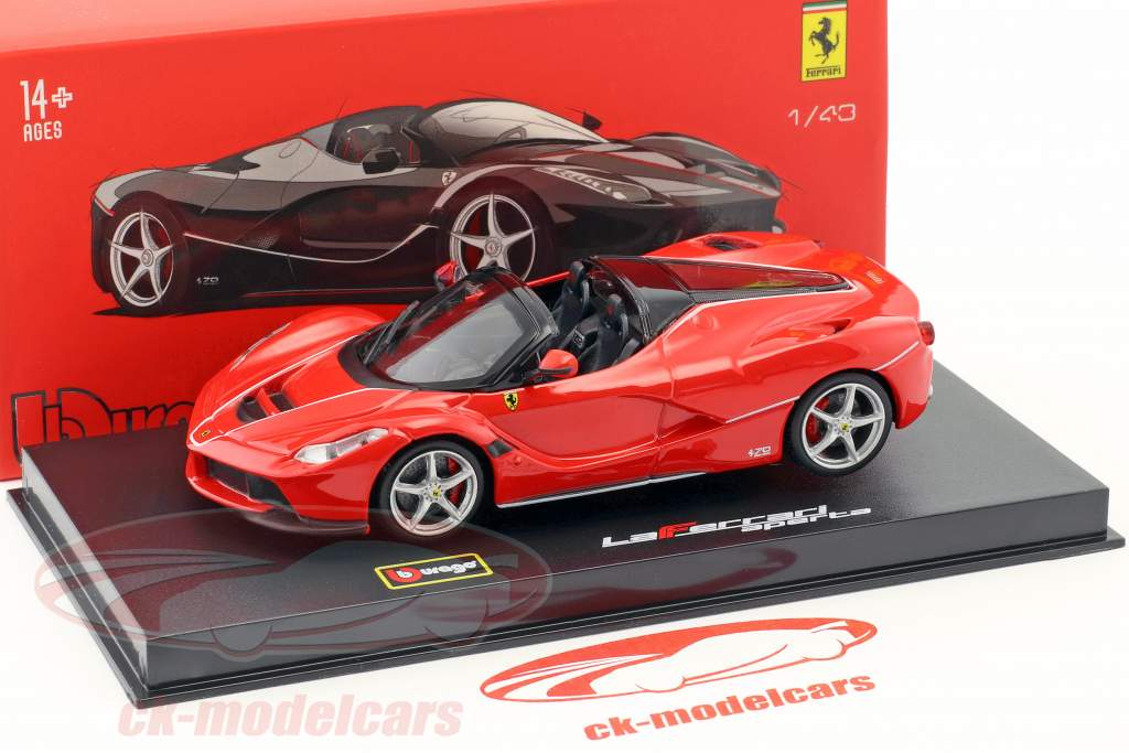 Ferrari LaFerrari Aperta rood 1:43 Bburago Signature
