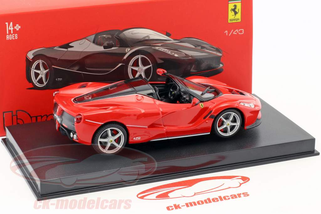 Ferrari LaFerrari Aperta rojo 1:43 Bburago Signature