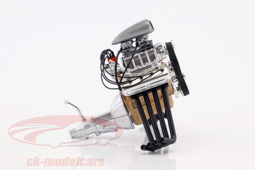 Blown Altered Drag Engine and transmission (from GMP18880) 1:18 GMP