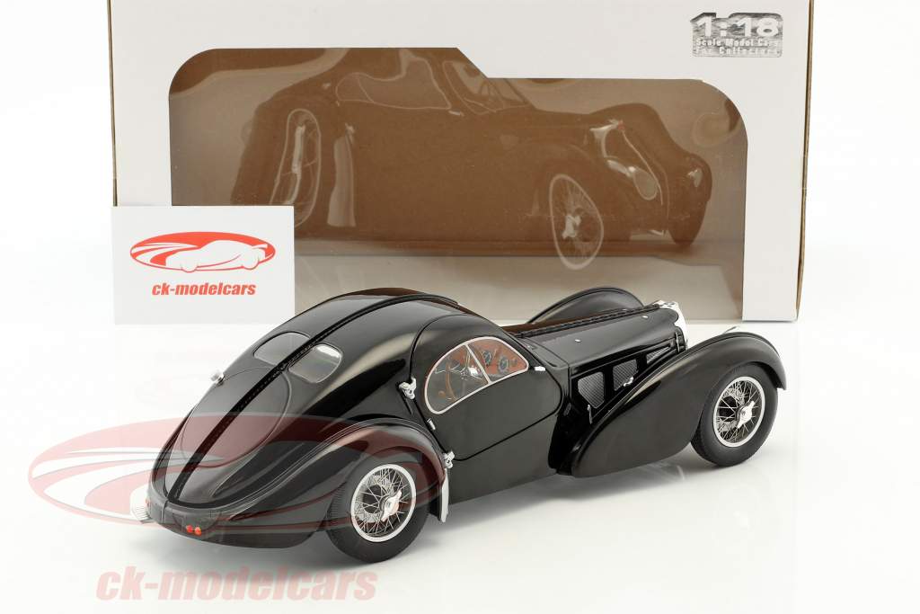 Bugatti Type 57 SC Atlantic Byggeår 1938 sort 1:18 Solido