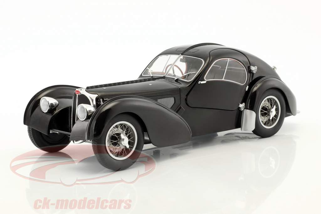 Bugatti Type 57 SC Atlantic 建設年 1938 黒 1:18 Solido