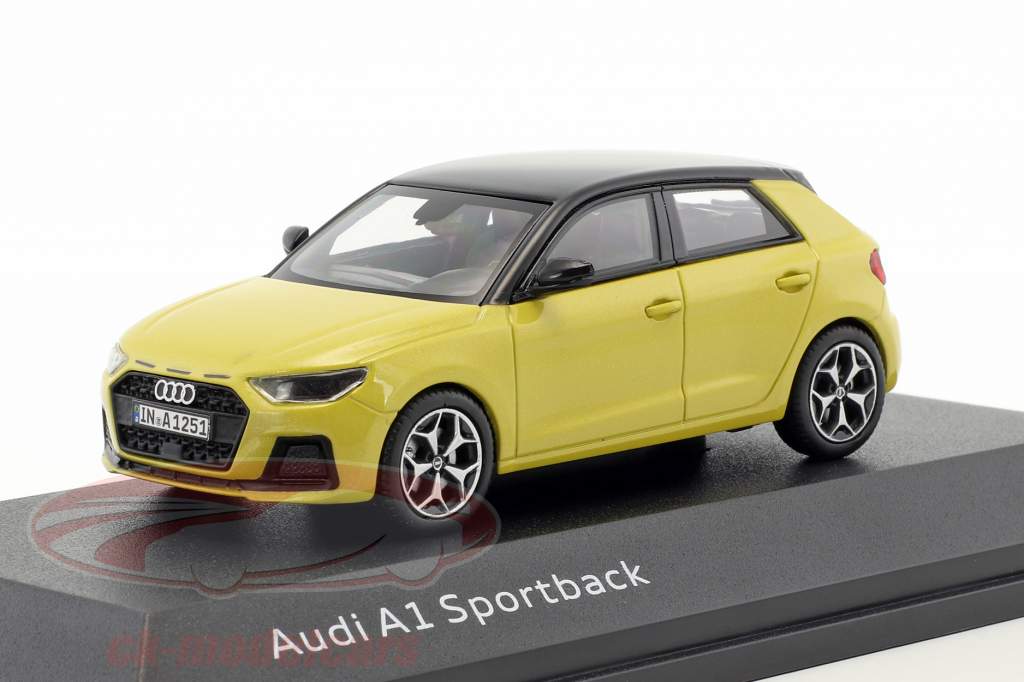 Audi A1 Sportback Phyton amarillo 1:43 iScale