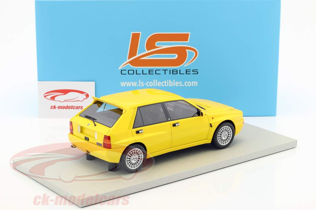 Lancia Delta Integrale Evolution II année de construction 1994 jaune 1:18 LS Collectibles