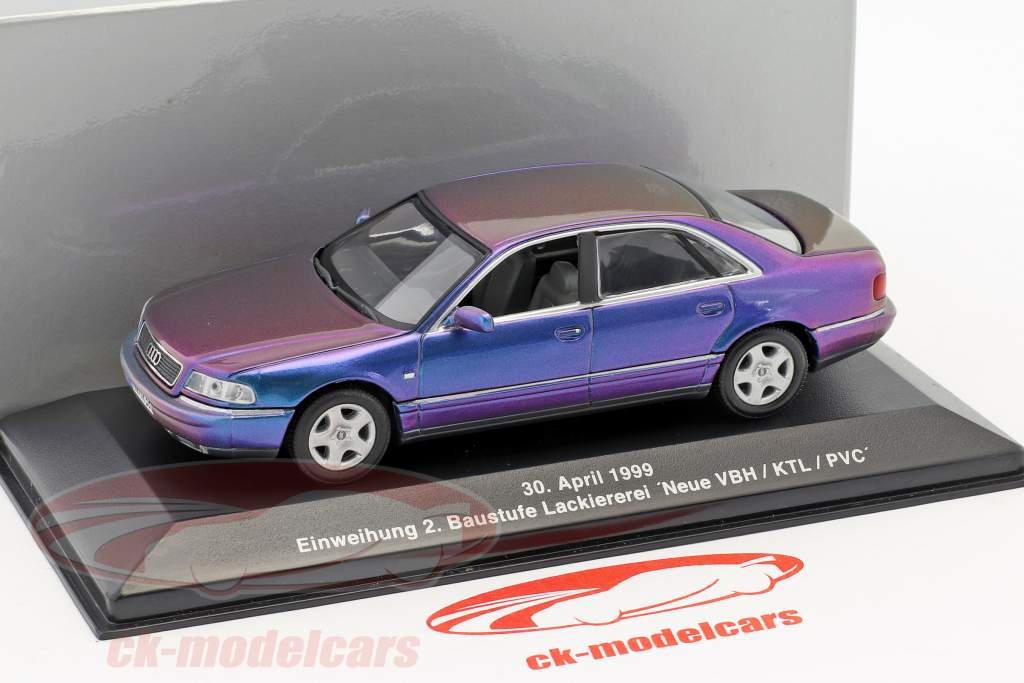 Audi A8 inauguration 2. construction phase paint shop 30. April 1999 1:43 Minichamps