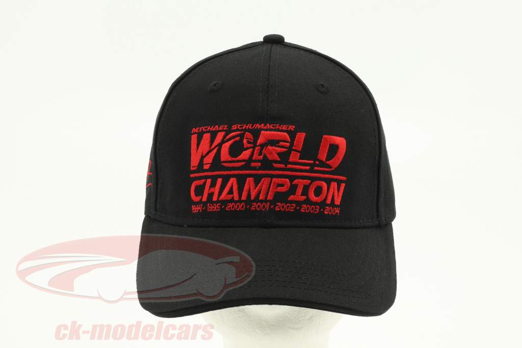 Michael Schumacher Cap World Champion schwarz
