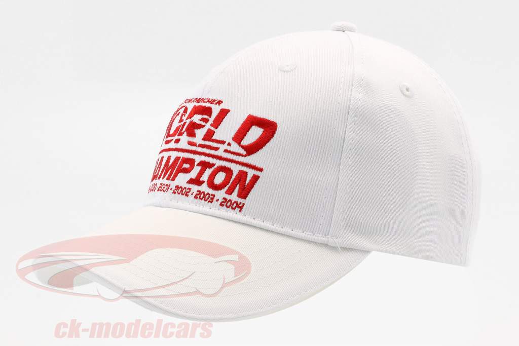 Michael Schumacher tapa World Champion blanco