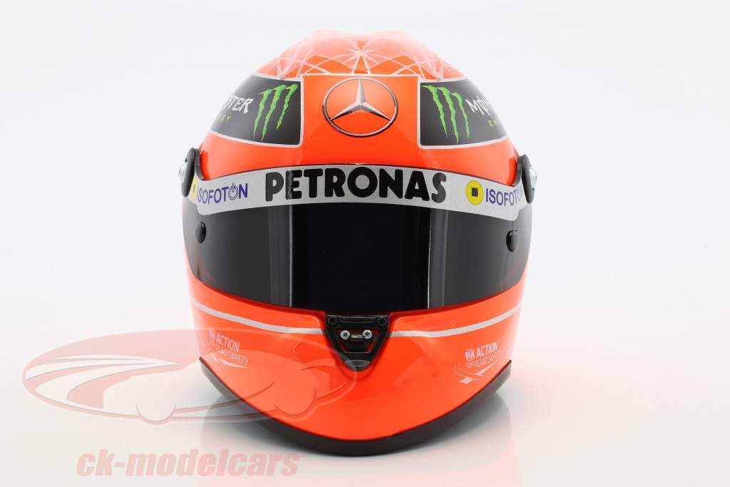 Michael Schumacher Mercedes GP formula 1 2012 helmet 1:2 Schuberth