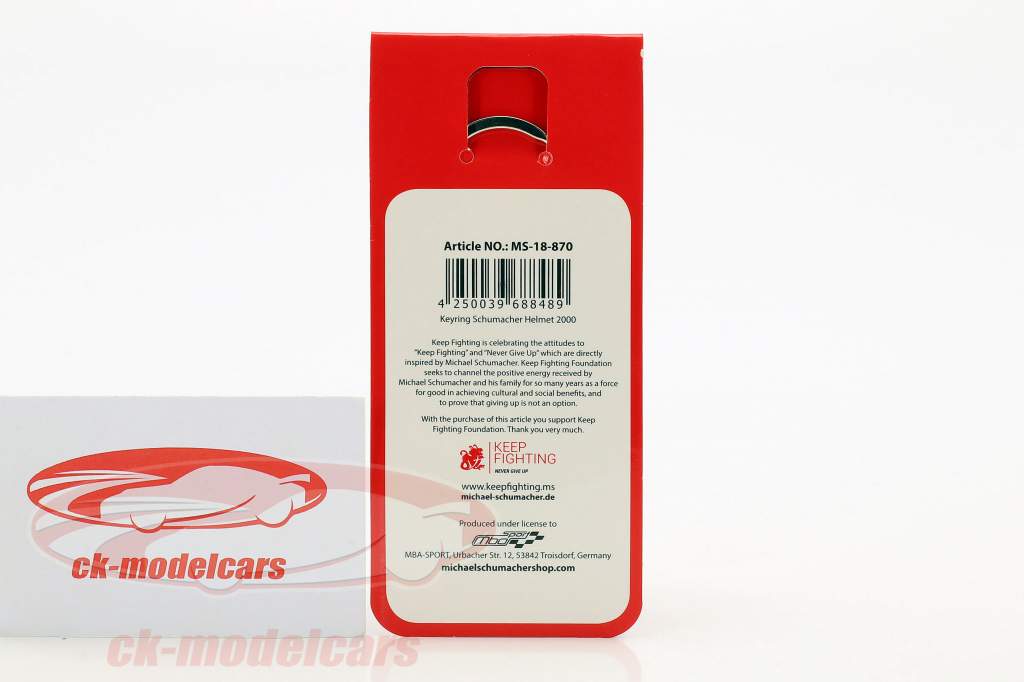 Michael Schumacher Portachiavi casco 2000 rosso