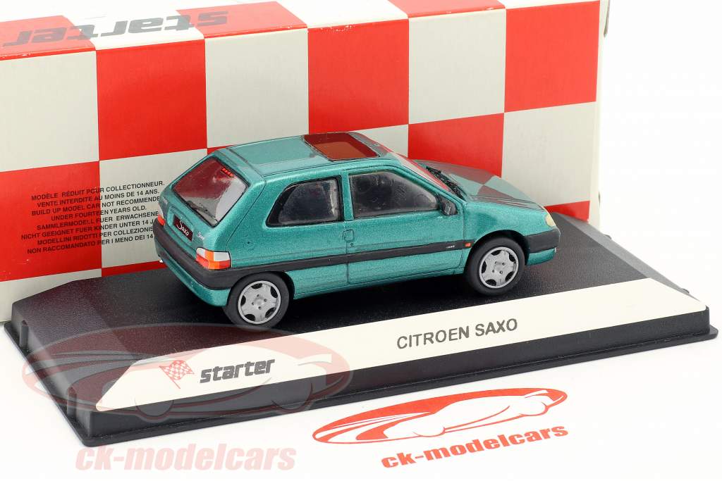 Citroen Saxo emerald green 1:43 Starter