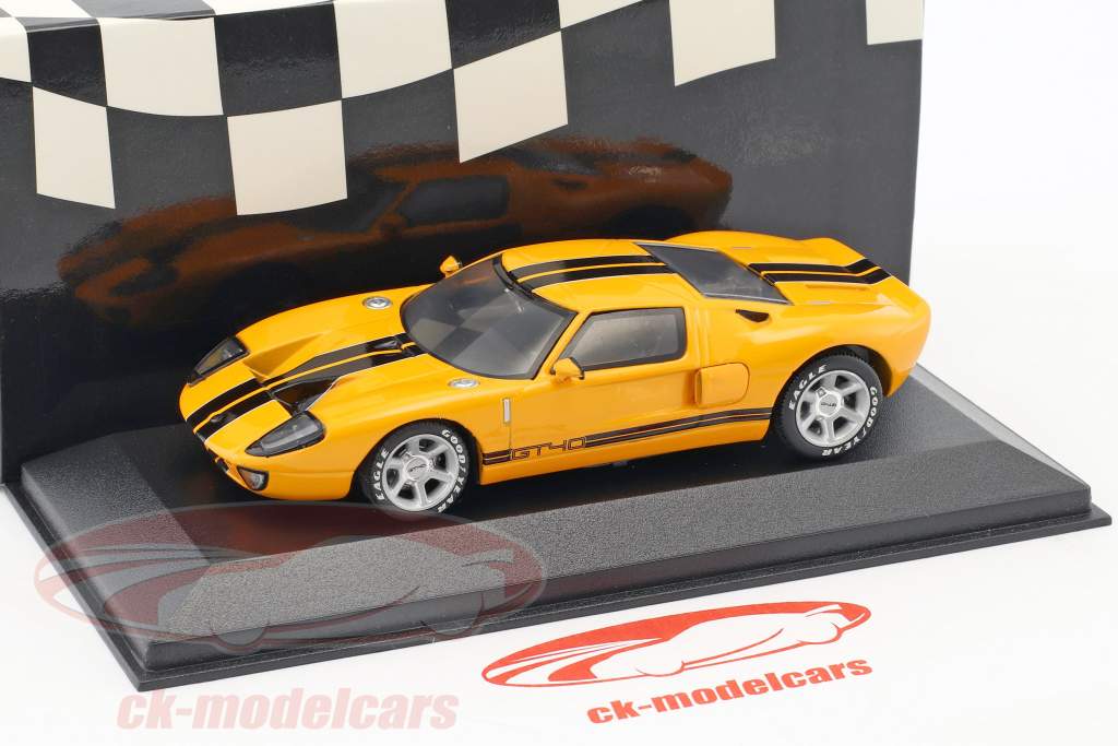 Ford GT40 оранжевый / черный 1:43 Minichamps