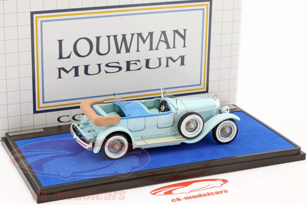 Hispano Suiza H6B Million-Guiet Dual-Cowl Phaeton Baujahr 1924 hellblau 1:43 Matrix