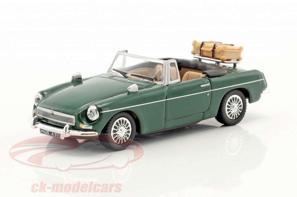 MGB конвертируемый открытый топ зеленый 1:43 Cararama