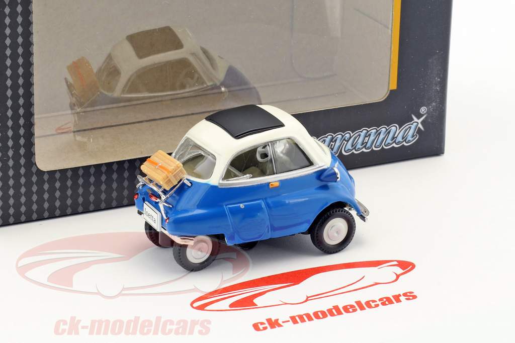 BMW Isetta 250 mørkeblå 1:43 Cararama