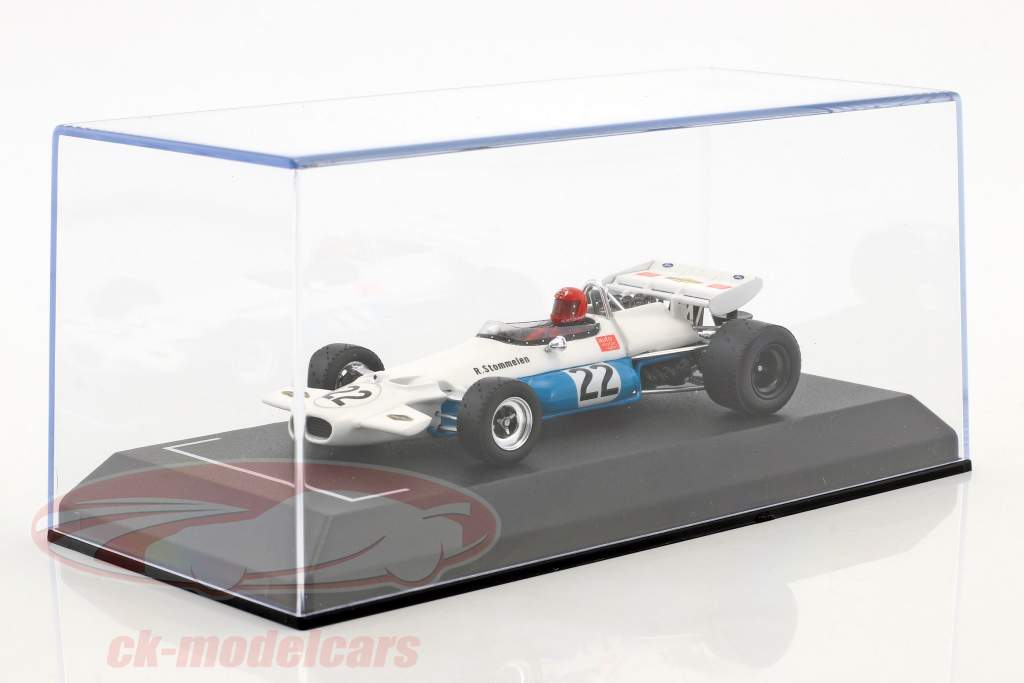 Rolf Stommelen Brabham BT33 #22 France GP formule 1 1970 avec vitrine 1:43 Spark