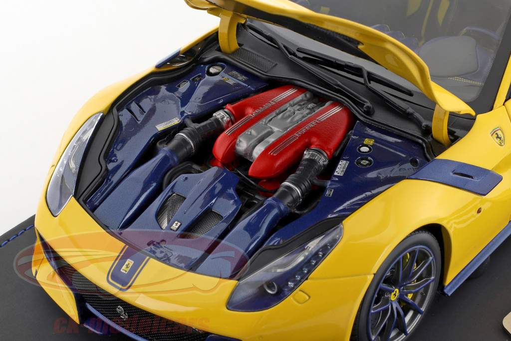 BBR Models 1:18 Ferrari F12 TDF modena yellow with high