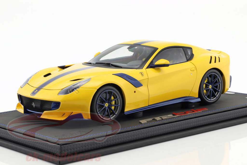 Ferrari F12 TDF modena jaune 1:18 BBR